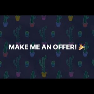 Make an offer on anything!